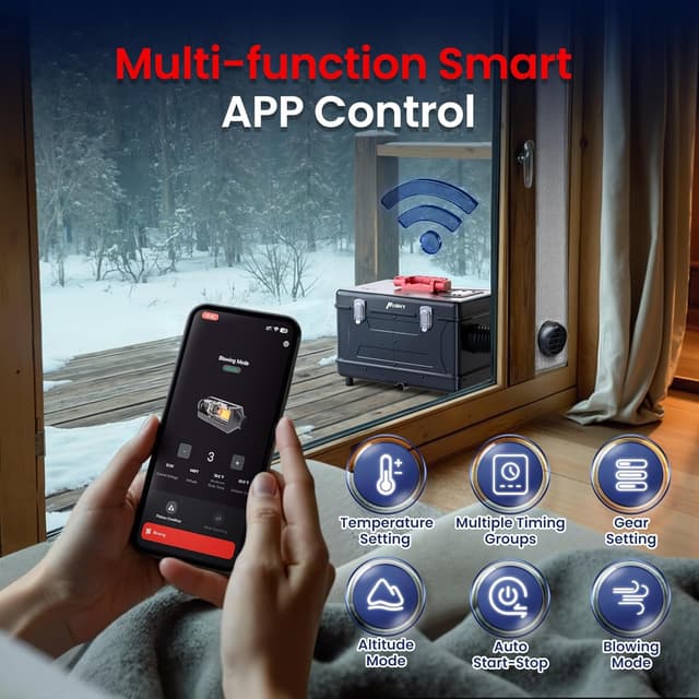 Thumbnail 6 de 8KW Diesel Heater with 5L Toolbox ⌨️🛈