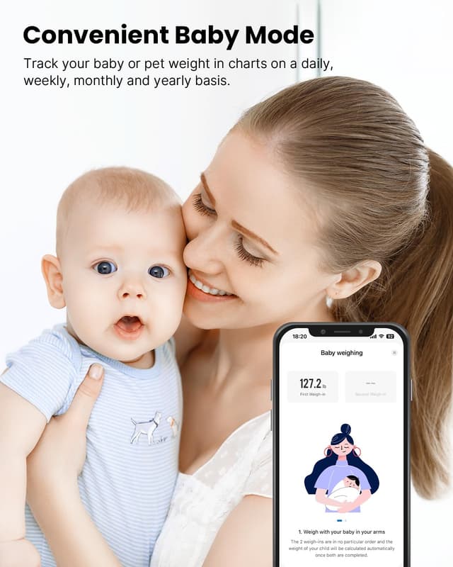 Thumbnail 2 de RENPHO Elis 1 smart body fat scale 13 measurements ⚖