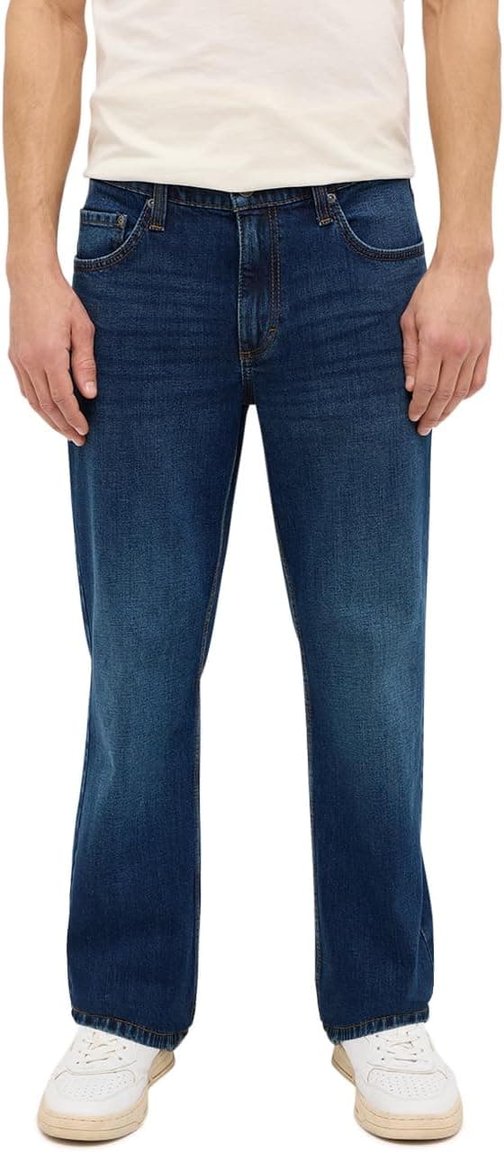 Detalle de Mustang Jeans Herren Stretch Big Sur Regular – Straight Fit mit normalem Bund