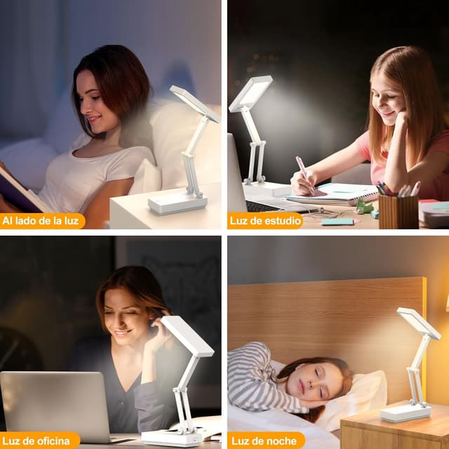 Thumbnail 8 de Lámpara de escritorio LED rechargeable con modos y táctil