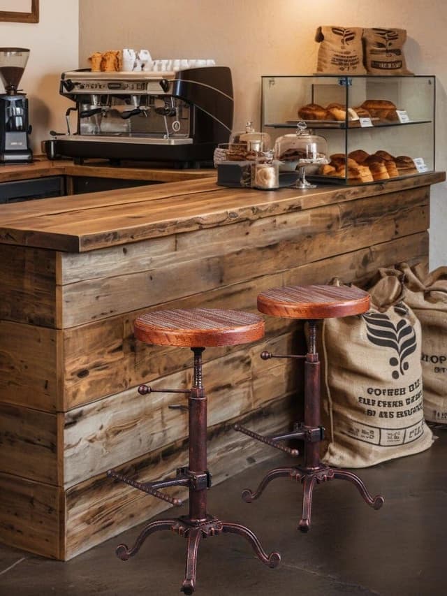 Detalle 2 de Topower Tractor Bar Stool 13-inch pine