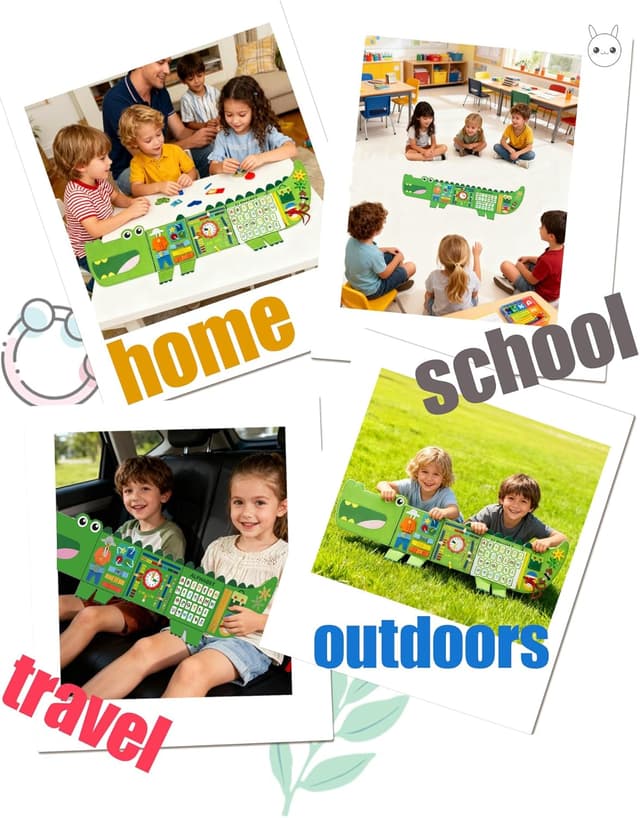 Thumbnail 5 de snookids Busy Board Montessori pliable pour enfants 🎲