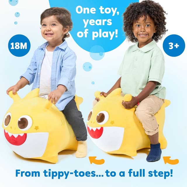 Thumbnail 5 de JITTERYGIT Baby Shark Bouncy Hopper 18+ months