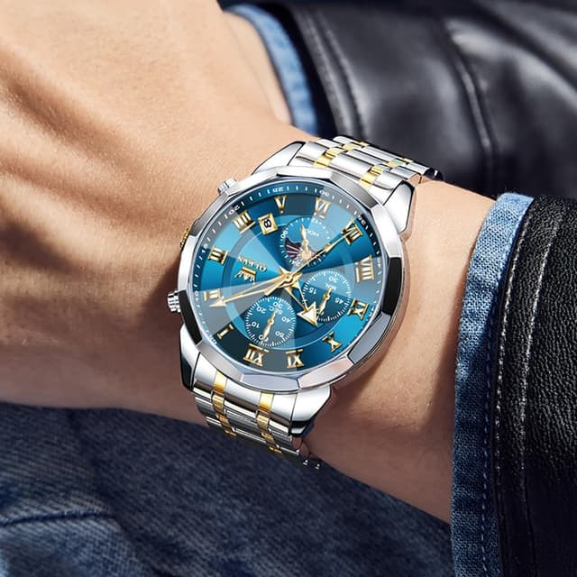 Detalle 2 de OLEVS Quarz Herrenchronograph 3 ATM