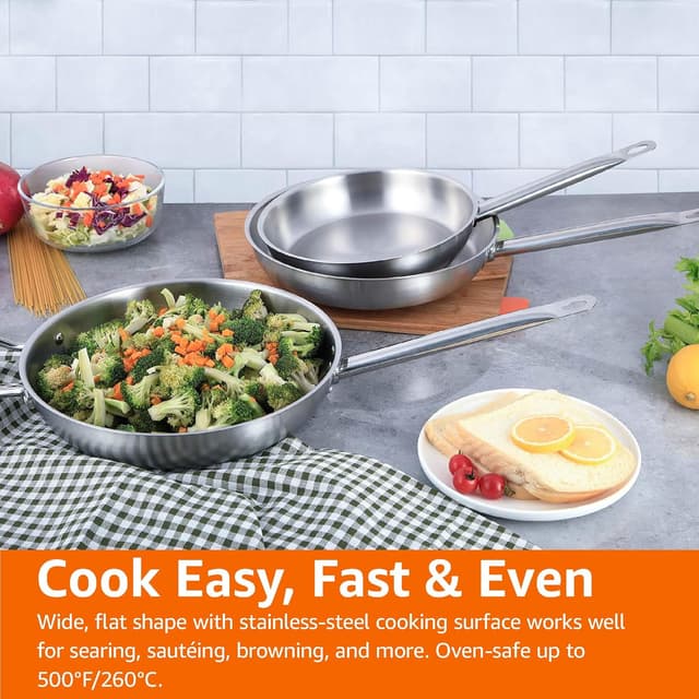 Thumbnail 5 de Amazon Basics 20, 24 and 30 cm frying pan set