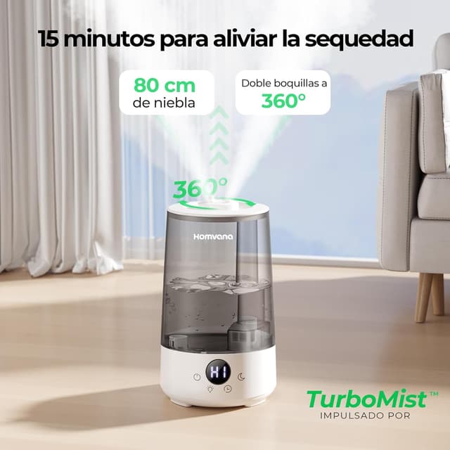 Thumbnail 1 de Homvana Humidificador 3.6L Cool Mist