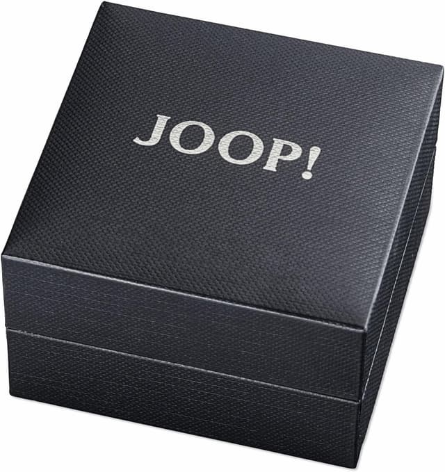 Detalle de JOOP! Ring aus Edelstahl für Damen in Gold-Optik mit JOOP! Dead-Design & Schmuck-Geschenkbox