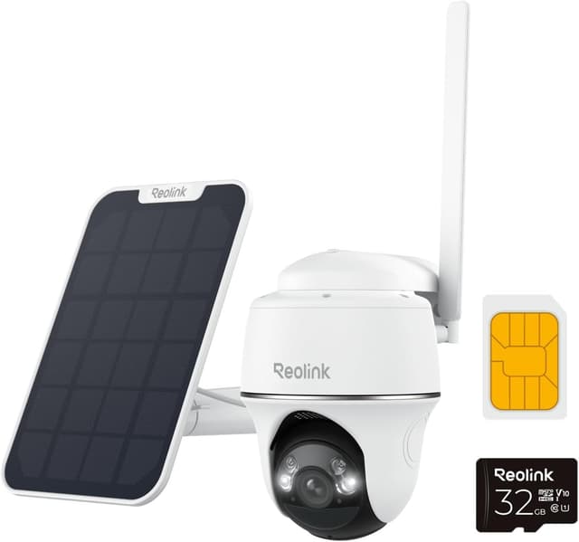 Detalle de Reolink 3G/4G LTE Cámara Vigilancia Exterior Solar 5MP
