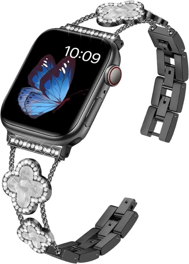 Detalle 2 de Tasikar Bling Diamond Apple Watch strap 44mm