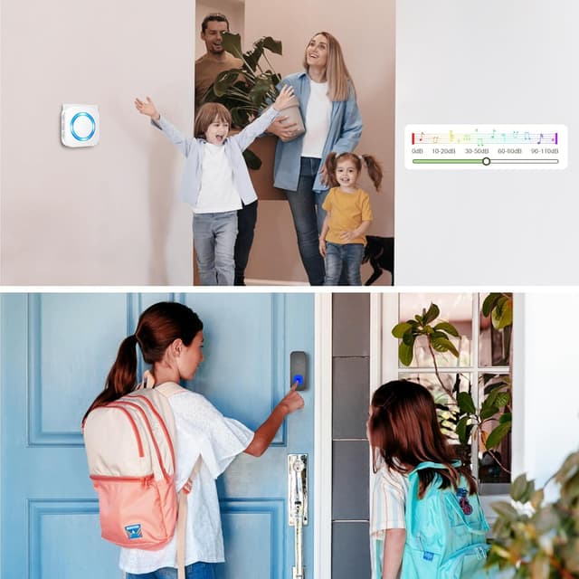 Thumbnail 5 de SURFOU Sonnette sans Fil 400M 📯