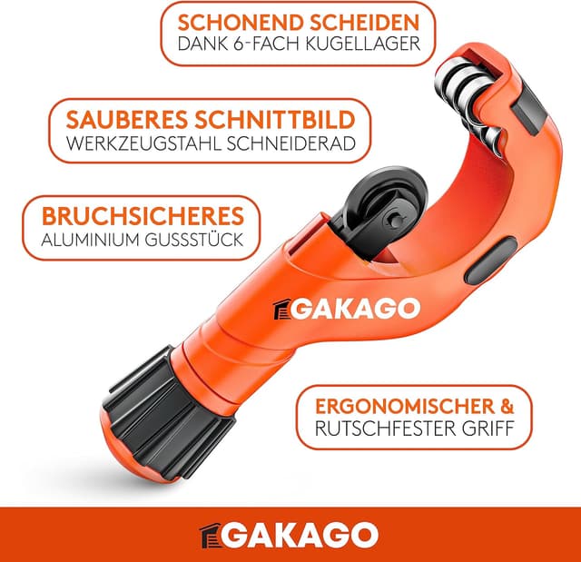 Thumbnail 2 de Gakago Rohrschneider Set 3-50mm mit Entgrater