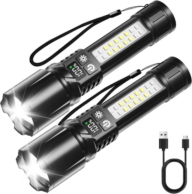 Detalle de Shadowhawk 2 Pack LED Torch, 2200LM