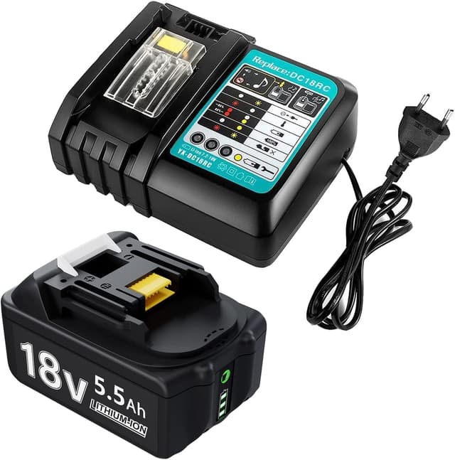 Imagen de Ersatzakku 18 V 5,5 Ah kompatibel mit Makita BL1830 en OfertitasTOP