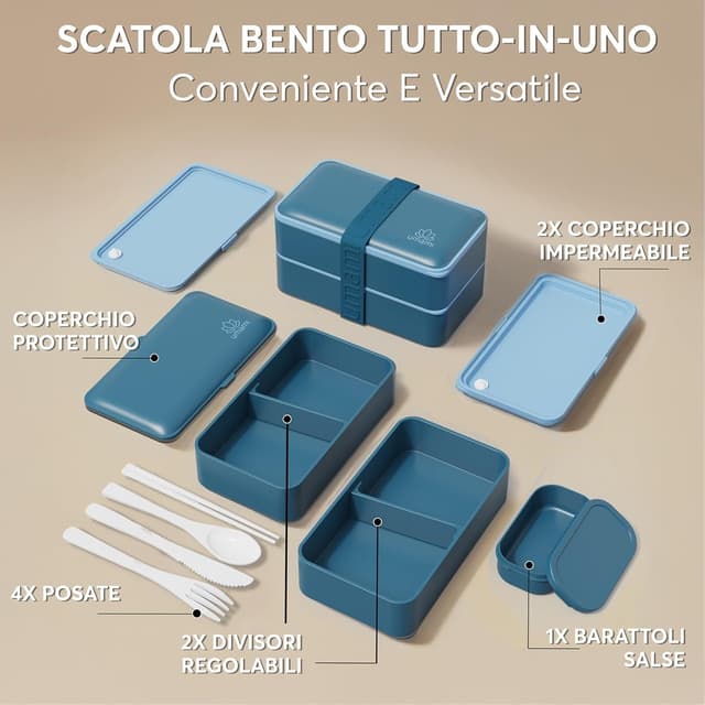 Thumbnail 2 de Umami Porta Pranzo Lunch Box 1200 ml 🍱