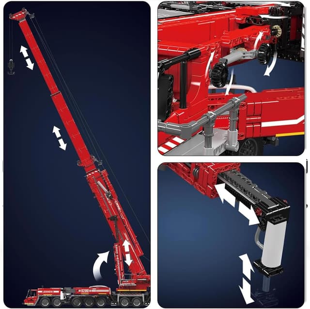 Thumbnail 4 de Mould King Technik Kran LTM 11200 8506 Teile