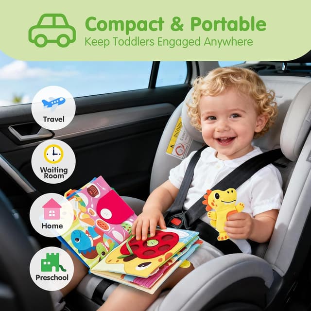 Thumbnail 6 de hahaland Libro Montessori 1-3 anni — libro morbido educativo per bambini