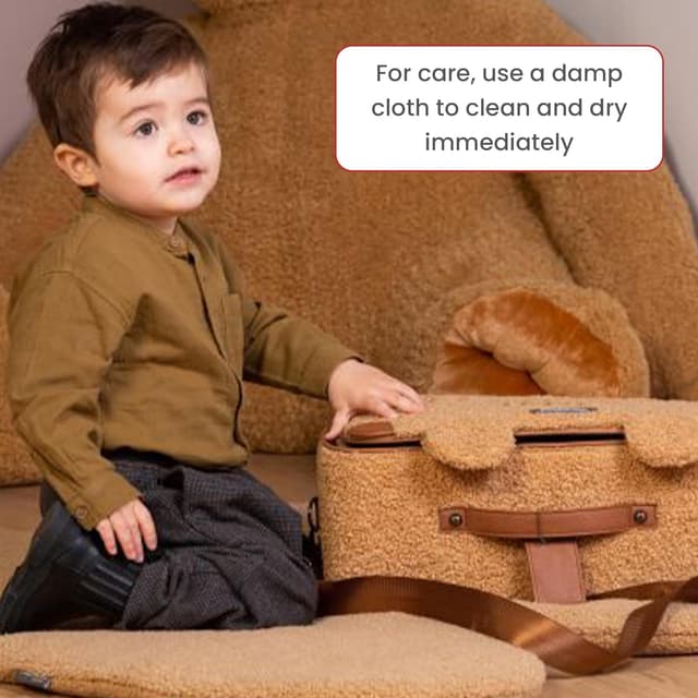 Detalle 2 de Childhome Valigia per bambini Weekend in formato cabina, mini viaggiatore con manico e etichetta nome