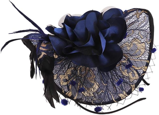 Detalle 2 de Tinayaue Chapeau Bibi Mariage Voile Élégant