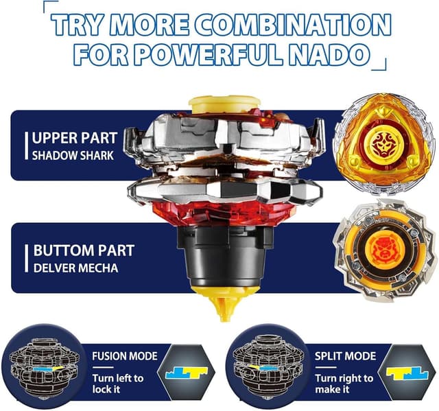 Thumbnail 4 de Infinity Nado Peonza Serie Split Peonza de Batalla