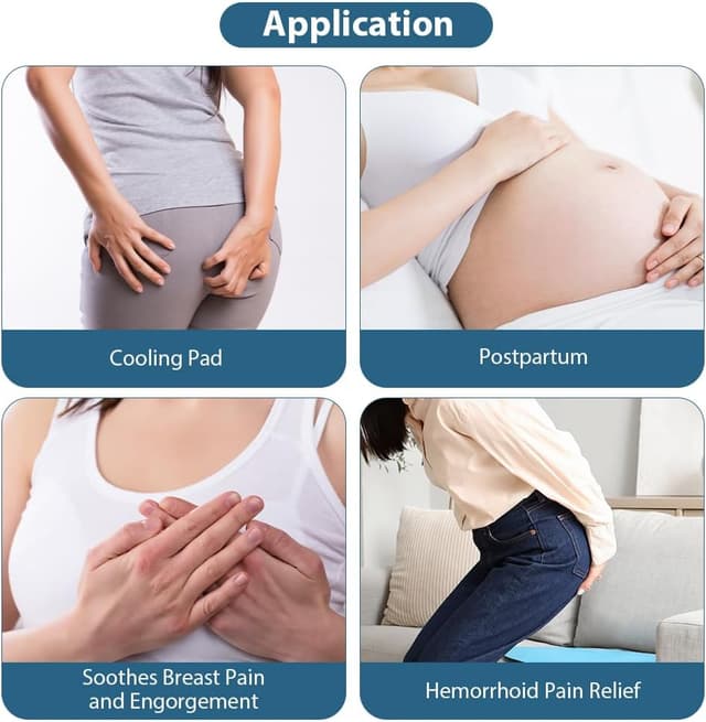 Thumbnail 6 de Lot de poches de glace post-partum ACWOO réutilisables, compresses périnées douces (chaud ou froid)