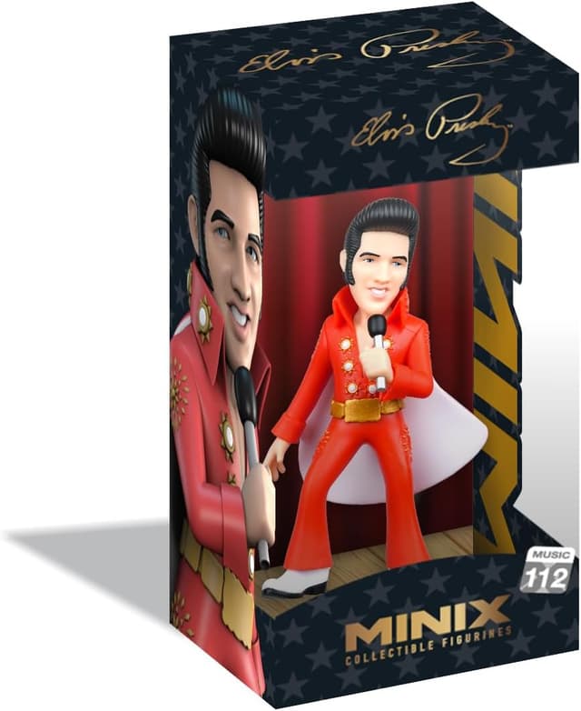 Detalle de MINIX Minix Figura da collezione 12 cm Elvis Costume Rosso (MN18918)