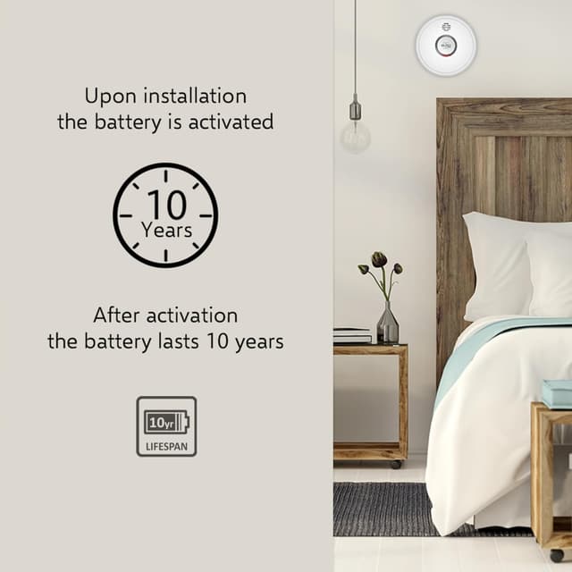 Thumbnail 4 de ELRO PRO PS4910 Rilevatore di fumo con batteria 10 anni