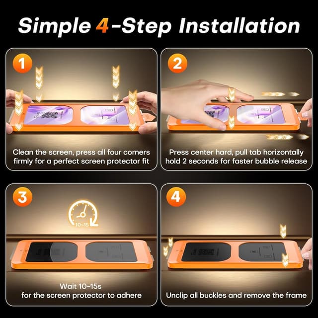 Thumbnail 6 de TOCOL Galaxy S26 Screen Protector 2 Pack