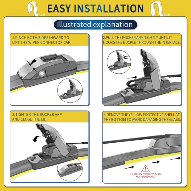 Detalle 2 de JINGOU 26" front wiper blade for Toyota Corolla