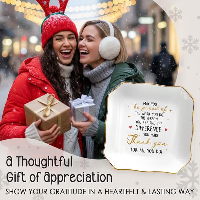 Thumbnail 6 de Appreciation Gift Ring Dish 3.94 in