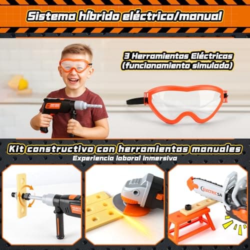 Thumbnail 5 de Charmofun Motosierra Juguete 50pcs ðŸ›