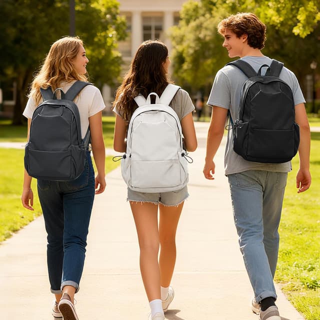 Thumbnail 6 de HYC00 HYC00 Schulrucksack für Teenager-Mädchen – College-Daypack mit Laptop-Fach (ca. 15,6 Zoll)