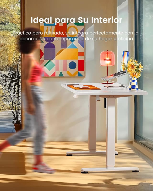 Detalle de ErGear Escritorio Elevable Eléctrico 160x80 cm