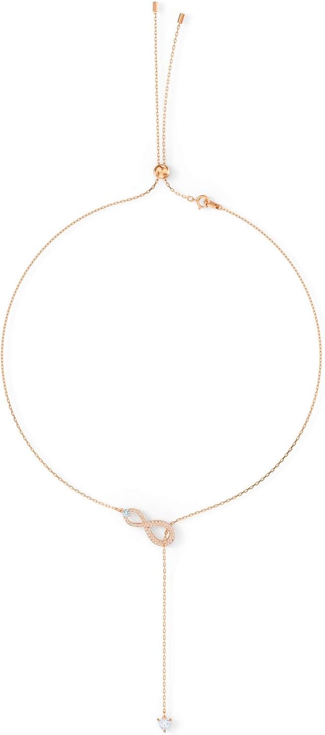 Detalle 2 de Swarovski Infinity Collar símbolo infinito 1 piedra