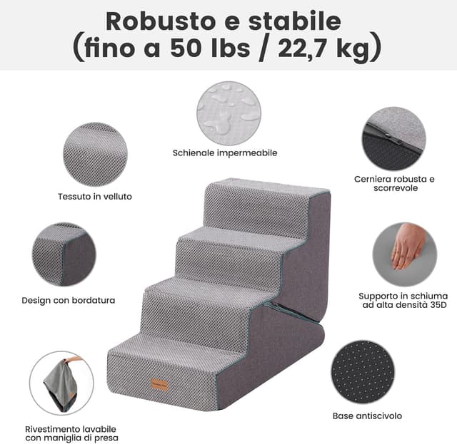 Detalle 1 de Gardner Pet Scala per cani 2 in 1