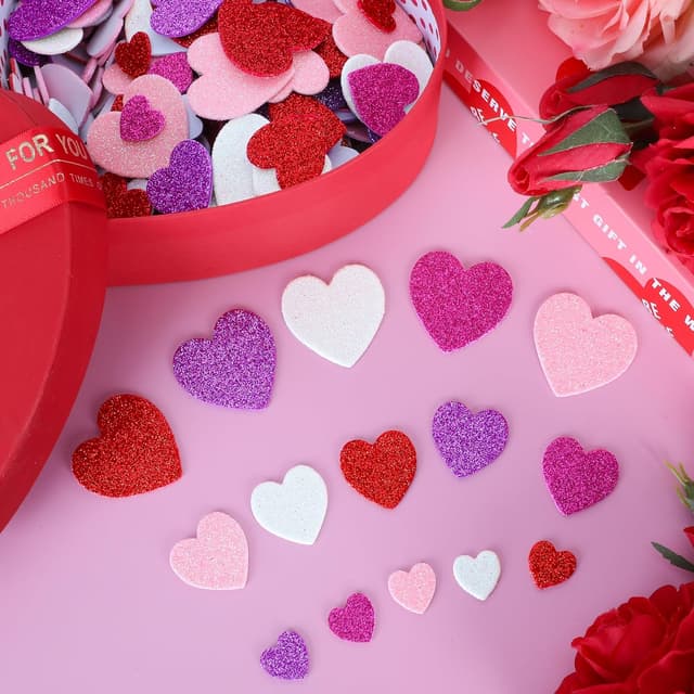 Thumbnail 2 de 300 PCS Valentines Stickers 3 Sizes 🎨