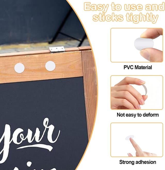 Detalle de 290 Pezzi Coprivite Bianco autoadesivi per mobili: tappi rotondi 12/15/21 mm