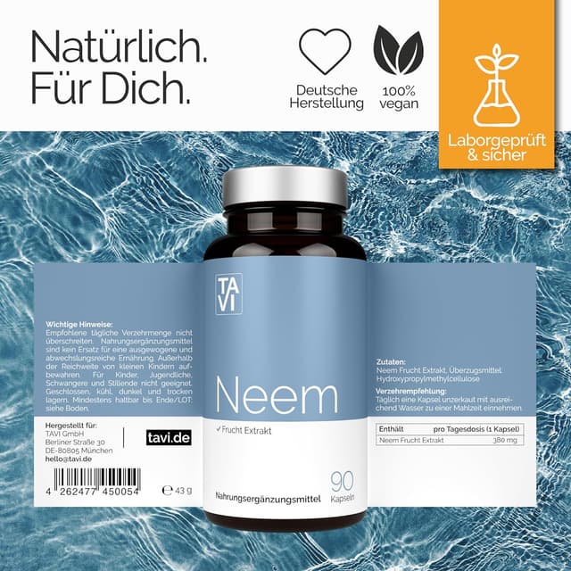 Thumbnail 4 de Neem Kapseln 90 TAVI 10:1 Extrakt