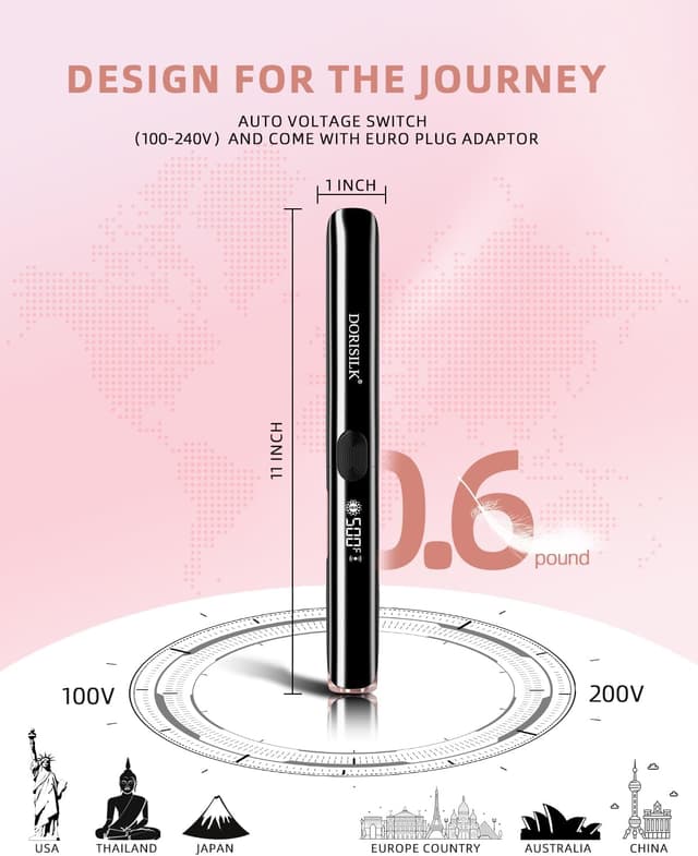 Thumbnail 6 de DORISILK 500°F Hair Straightener 💇♀