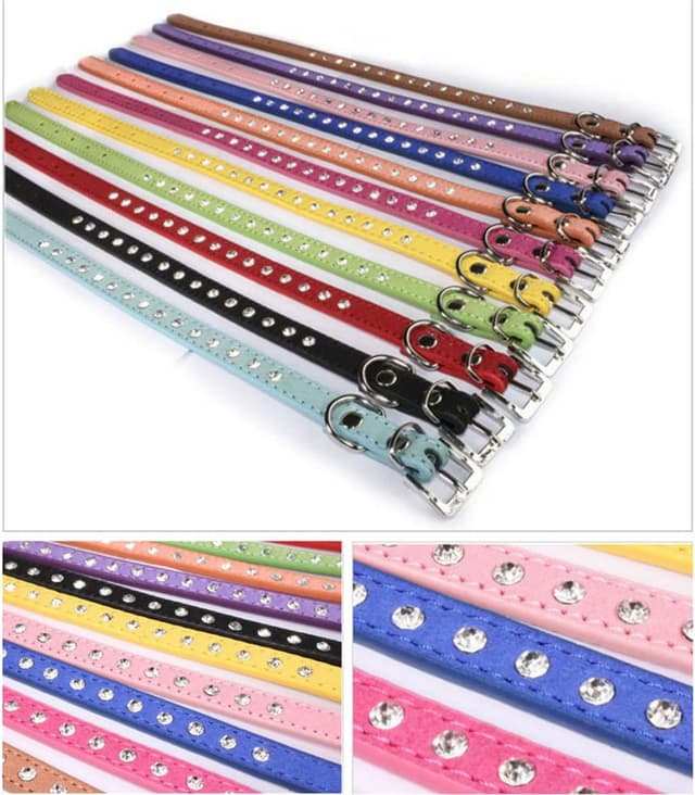 Thumbnail 4 de Rhinestone Dog Collar Crystal Diamonds