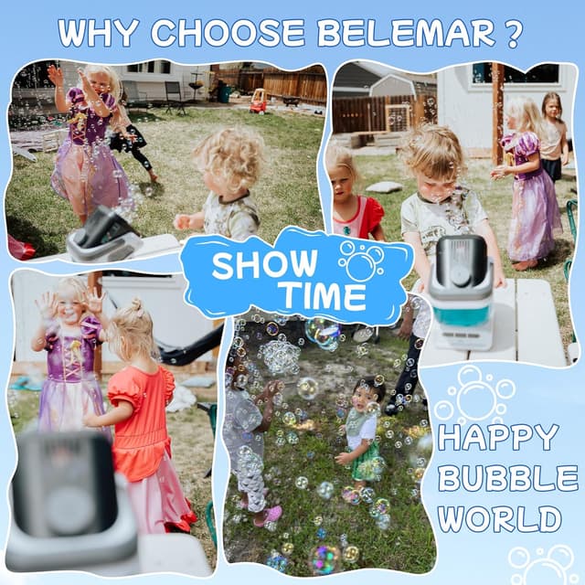 Thumbnail 1 de Belemar Upgraded Bubble Machine