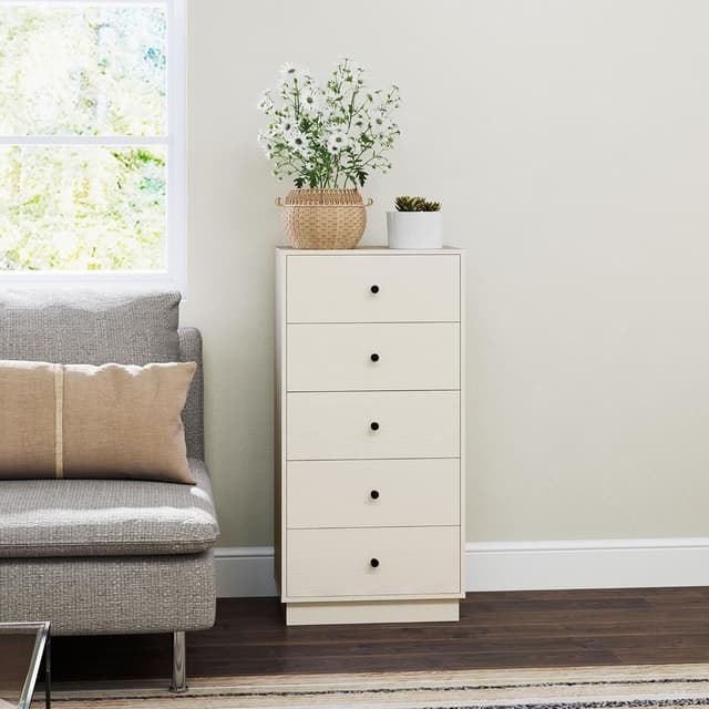 Thumbnail 6 de HOMCOM commode 5 tiroirs 47 x 29 x 95 cm