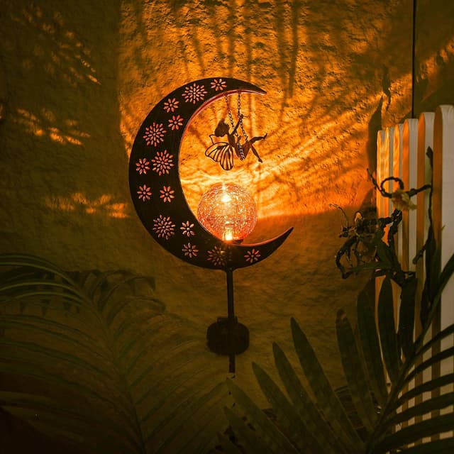 Thumbnail 6 de TERESA'S COLLECTIONS 100cm Moon Solar Garden Light