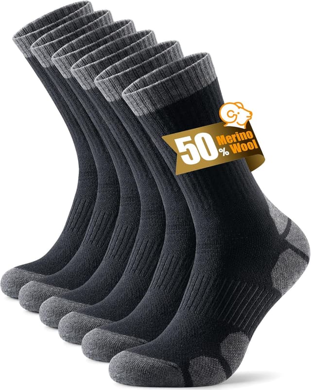 Detalle de PULIOU Merino Wool Socks 3-Pack