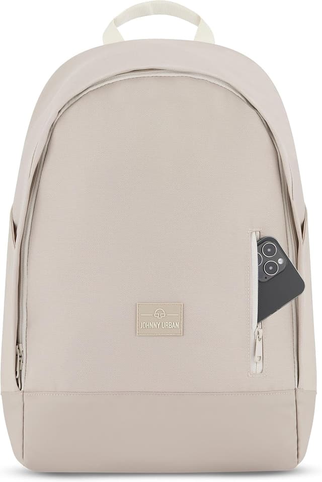 Detalle de Johnny Urban „Neo“ Rucksack mit 16-Zoll-Laptopfach – minimalistischer Daypack für Schule, Arbeit & Uni