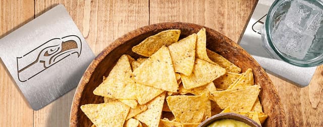 Detalle 2 de YouTheFan NFL Seattle Seahawks Boasters (Set of 4 Coasters)