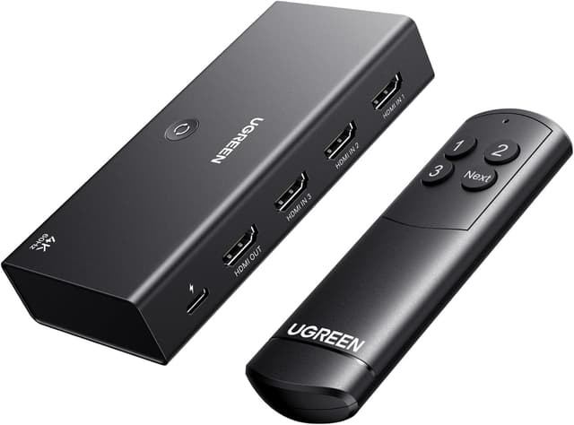 Imagen de UGREEN HDMI Switch 3‑in‑1 4K@60Hz HDMI‑Switcher en OfertitasTOP
