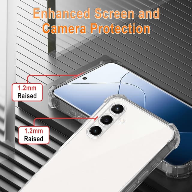 Detalle de Coque XTCASE pour Samsung Galaxy A56 5G avec tour de cou (collier) en silicone TPU transparent noir