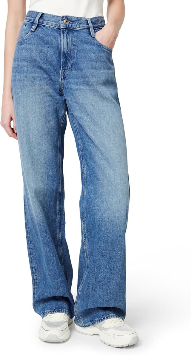 Detalle de G-Star Damen Judee Loose Low Waist Jeans mit Hosenschlitz und Reißverschluss