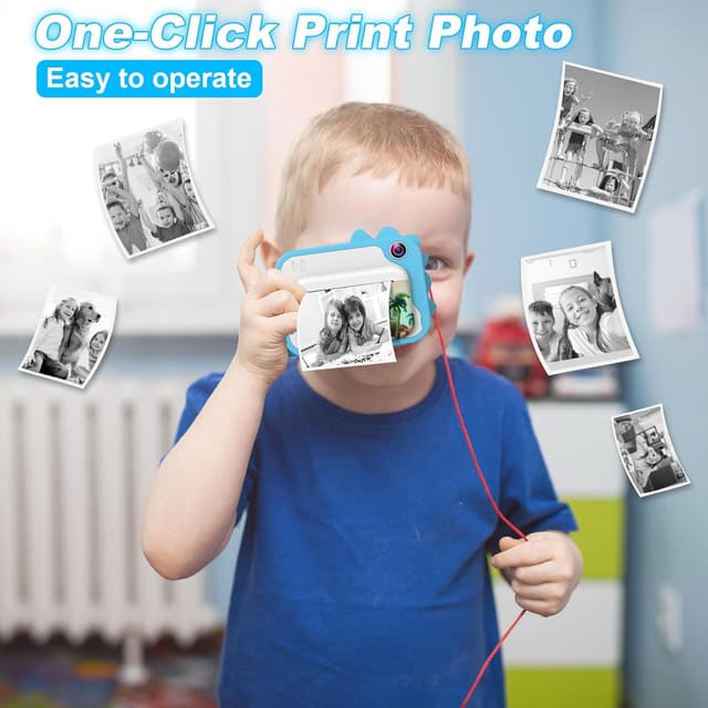 Thumbnail 4 de Uleway Macchina fotografica istantanea 1080P per bambini