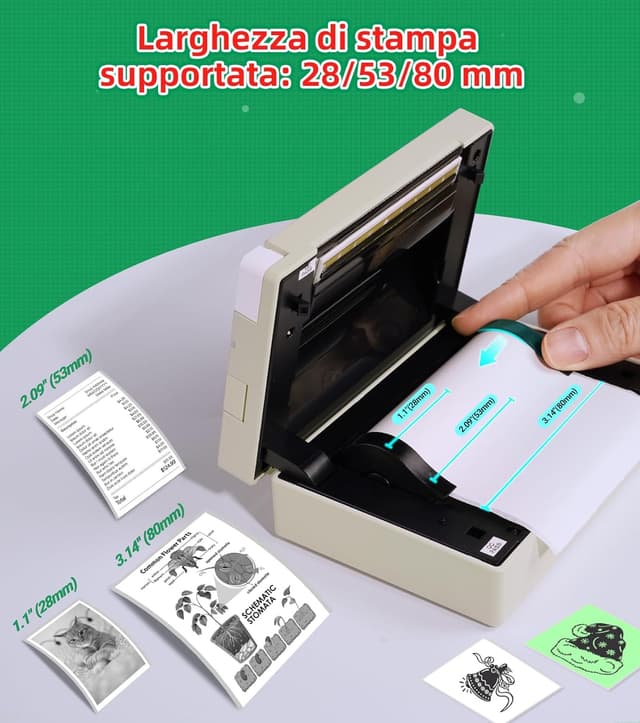 Detalle de ORGBRO X3 stampante termica portatile 300 DPI